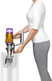 Пылесос ручной Dyson V12 Detect Slim Absolute (SV46) 545Вт желтый/никель