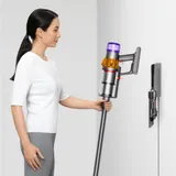 Пылесос ручной Dyson V15 Detect Absolute (SV47) 660Вт желтый/никель