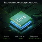 Моноблок Digma Pro Vision 23.8" Full HD i5 12450H (1.7) 16Gb SSD512Gb UHDG CR Windows 11 Professional Eth WiFi BT 90W клавиатура мышь Cam черный 1920x1080