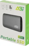 Накопитель SSD AGi USB-C 2TB AGI2T0GIMED138 ED138 серый