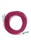 Патч-корд Hyperline FC-D2-504-LC/PR-LC/PR-H-5M-LSZH-MG 2x50/125 OM4 LC дуплекс-LC дуплекс 5м LSZH фиолетовый