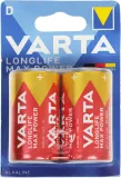 Батарея Varta LongLife Max Power Alkaline D LR20 (2шт) блистер
