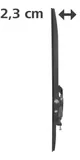 Кронштейн для телевизора Hama 00220809 черный 32"-65" макс.35кг настенный фиксированный