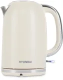 Чайник электрический Hyundai HYK-S9900 1.7л. 2200Вт молочный/серебристый корпус: металл