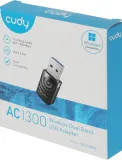 Сетевой адаптер Wi-Fi Cudy WU1300S AC1300 USB 3.0 (ант.внутр.) 1ант.