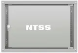 Шкаф коммутационный NTSS LIME (NTSS-WL6U5535GS) настенный 6U 550x350мм пер.дв.стекл несъемн.бок.пан. 30кг серый 270мм 8.3кг 110град. 370мм IP20 укомплектованный