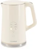 Чайник электрический Hyundai HYK-S3605 1.7л. 2200Вт кремовый корпус: металл