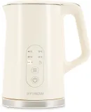 Чайник электрический Hyundai HYK-S3605 1.7л. 2200Вт кремовый корпус: металл