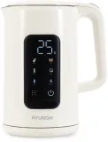 Чайник электрический Hyundai HYK-S4606 1.7л. 2200Вт кремовый корпус: металл