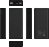 Мобильный аккумулятор Digma DGPF20B 20000mAh QC3.0/PD3.0 22.5W 3A 2xUSB-A/USB-C черный (DGPF20B22PBK)