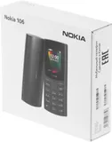 Мобильный телефон Nokia 106 (TA-1564) DS EAC черный моноблок 2Sim 1.8" 120x160 Series 30+ GSM900/1800 GSM1900 FM Micro SD max32Gb