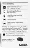 Мобильный телефон Nokia 2660 TA-1469 DS EAC черный раскладной 3G 4G 2Sim 1.8" 120x160 Series 30+ 0.3Mpix GSM900/1800 GSM1900 FM Micro SD max32Gb