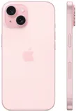 Смартфон Apple A3090 iPhone 15 256Gb розовый моноблок 3G 4G 1Sim 6.1" 1179x2556 iOS 17 48Mpix 802.11 a/b/g/n/ac/ax NFC GPS GSM900/1800 TouchSc Protect