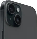 Смартфон Apple A3090 iPhone 15 256Gb черный моноблок 3G 4G 1Sim 6.1" 1179x2556 iOS 17 48Mpix 802.11 a/b/g/n/ac/ax NFC GPS GSM900/1800 TouchSc Protect