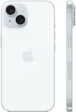 Смартфон Apple A3090 iPhone 15 256Gb голубой моноблок 3G 4G 1Sim 6.1" 1179x2556 iOS 17 48Mpix 802.11 a/b/g/n/ac/ax NFC GPS GSM900/1800 TouchSc Protect