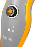 Швабра паровая Kitfort КТ-1047 1500Вт серый/оранжевый