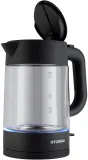Чайник электрический Hyundai HYK-G7707 1.7л. 2200Вт графит корпус: стекло