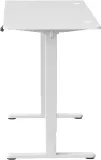 Стол для компьютера Cactus CS-EDL-WWT столешница ДСП белый каркас белый
