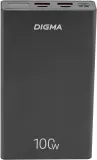 Мобильный аккумулятор Digma DGPD100WA 20000mAh QC3.0/PD3.0 100W 5A 2xUSB-A/2xUSB-C черный (DGPD20A100ABK)