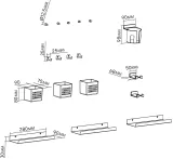 Лотки Cactus CS-PB-SET2 белый