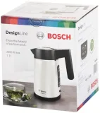Чайник электрический Bosch TWK5P471 1.7л. 2400Вт серый/черный корпус: металл/пластик