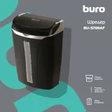 Шредер Buro Home BU-S700AF (секр.P-4) фрагменты 5лист. 12лтр. пл.карты