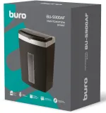 Шредер Buro Office BU-S900AF черный (секр.P-5) фрагменты 8лист. 20лтр. скрепки скобы пл.карты