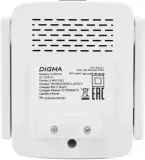 Повторитель беспроводного сигнала Digma D-WR310 (D-WR310V2) N300 Wi-Fi белый