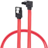 Кабель Buro SATA SATA 0.5м (BU-SATA-SATA-ANG-LOCK) красный