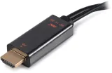 Переходник Buro HDMI (m)/DisplayPort (f) белый (BU-HDMI(M)-DP(F))