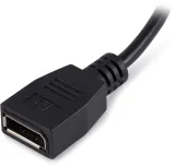 Переходник Buro HDMI (m)/DisplayPort (f) белый (BU-HDMI(M)-DP(F))