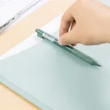 Конверт на кнопке Deli Linfini EF764 A4+ гориз. расшир. гладкий полипропилен ассорти внешний карман