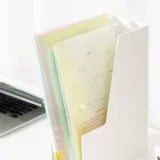 Конверт на кнопке Deli EF766 A4 гориз. расшир. полипропилен 0.16мм ассорти