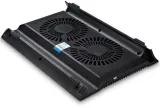 Подставка для ноутбука Deepcool N8 (N8 BLACK) 17" 380x278x55мм 25дБ 3xUSB 2x 140ммFAN 1244г алюминий черный