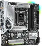 Материнская плата ASROCK B760M STEEL LEGEND WIFI, LGA1700, B760, 4*DDR5, HDMI+DP, 4xSATA3 6.0 (RAID), M.2 Socket, USB 3.2, USB2.0, Type-C, mATX