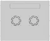 Шкаф коммутационный NTSS Lime (NTSS-WL9U5560GS) настенный 9U 550x600мм пер.дв.стекл несъемн.бок.пан. 30кг серый 520мм 15.6кг 110град. 500мм IP20 сталь