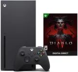 Игровая консоль Microsoft Xbox Series X RRT-00046 черный в комплекте: игра: Diablo IV