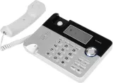 Телефон проводной Texet TX-259 черный/серебристый