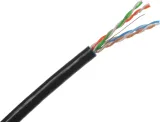 Кабель информационный NTSS NTSS-OUT-FTP4-5Е-PE-BL кат.5E F/UTP 4X2X24AWG PE внешний 305м черный