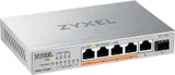 Коммутатор Zyxel XMG-105HP-EU0101F (L2) 5x2.5Гбит/с 1SFP+ 4PoE++ 70W неуправляемый
