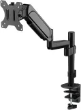 Кронштейн для мониторов ЖК Digma D-MM201 черный 17"-32" макс.9кг крепление к столешнице поворот и наклон