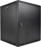 Шкаф ЦМО Шкаф телекоммуникационный настенный разборный ЭКОНОМ 12U (600  520) дверь металл, цвет черный