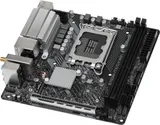 Материнская плата ASROCK B760M-ITX/D4 WIFI, LGA1700, B760, 2*DDR4, HDMI+DP, 4xSATA3 6.0 (RAID), M.2 Socket, USB 3.2, USB2.0, Type-C, mITX