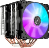 Устройство охлаждения(кулер) Jonsbo CR-2100 RGB черный 4-pin 18.1-29.5dB Al 230W 900gr Ret