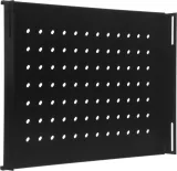 Полка стационарная NTSS NTSS-FS-600-BL 1U нагр.:60кг. 19" 350мм черный (упак.:1шт)