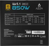 Блок питания Azza ATX 850W PSAZ-850G 80+ gold 24pin APFC 120mm fan 9xSATA Cab Manag RTL