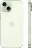 Смартфон Apple A3090 iPhone 15 256Gb зеленый моноблок 3G 4G 1Sim 6.1" 1179x2556 iOS 16 48Mpix 802.11 a/b/g/n/ac/ax NFC GPS Protect