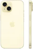 Смартфон Apple A3090 iPhone 15 128Gb желтый моноблок 3G 4G 1Sim 6.1" 1179x2556 iOS 16 48Mpix 802.11 a/b/g/n/ac/ax NFC GPS Protect