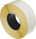 Термоэтикетки Cactus Top CS-TT30201800 сег.:30x20мм самоклей. д.вн.рул.92мм д.вт.40мм 1800шт/рул белый