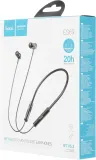 Гарнитура вкладыши Hoco ES69 черный беспроводные bluetooth шейный обод